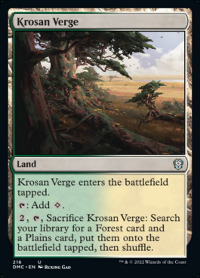 Krosan Verge [Dominaria United Commander] | Lots Moore NSW