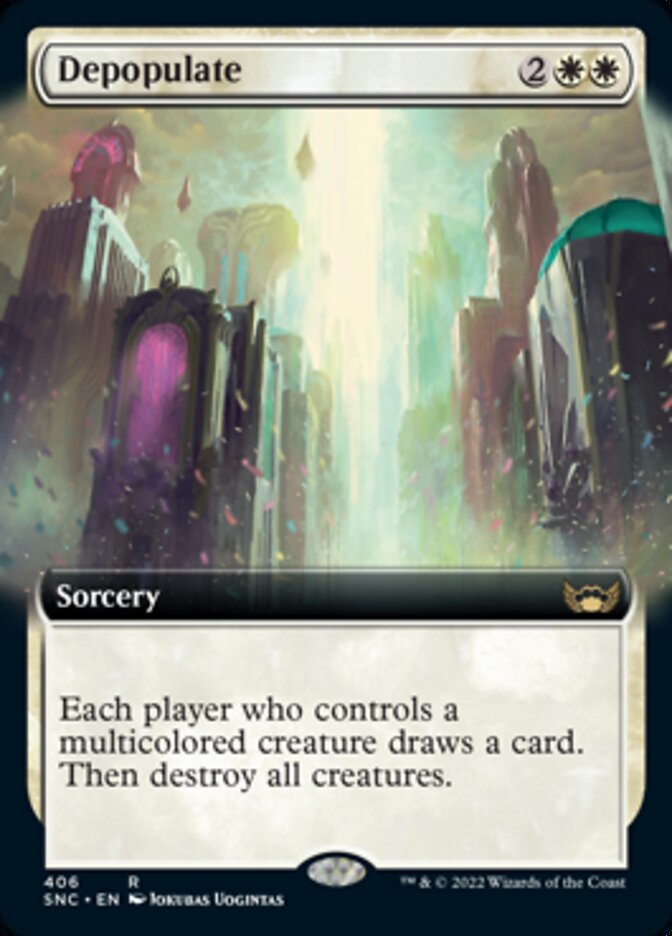 Depopulate (Extended Art) [Streets of New Capenna] | Lots Moore NSW