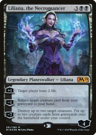 Liliana, the Necromancer [Core Set 2019] | Lots Moore NSW