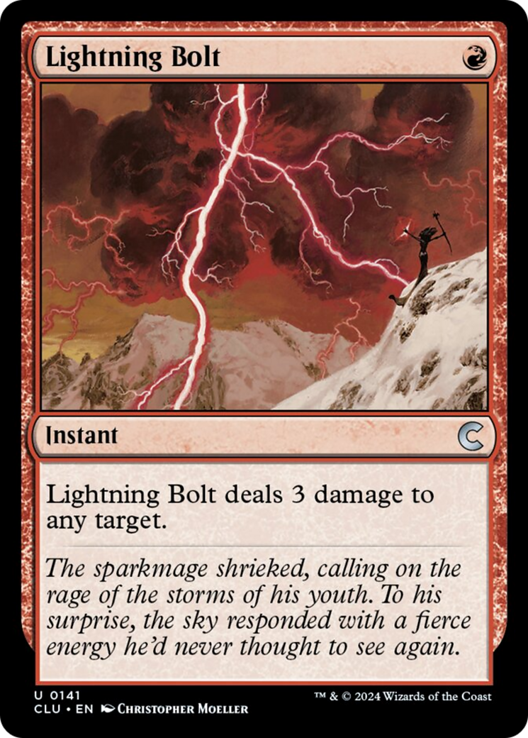 Lightning Bolt [Ravnica: Clue Edition] | Lots Moore NSW