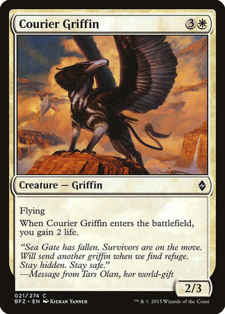 Courier Griffin [Battle for Zendikar] | Lots Moore NSW