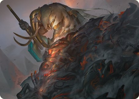 Against All Odds Art Card [Phyrexia: All Will Be One Art Series] | Lots Moore NSW