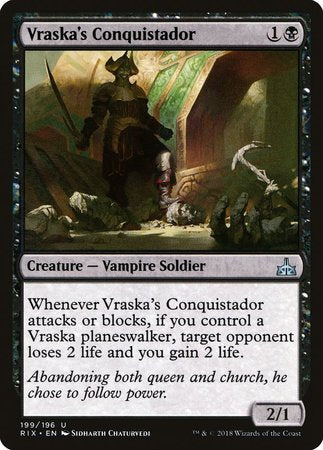 Vraska's Conquistador [Rivals of Ixalan] | Lots Moore NSW