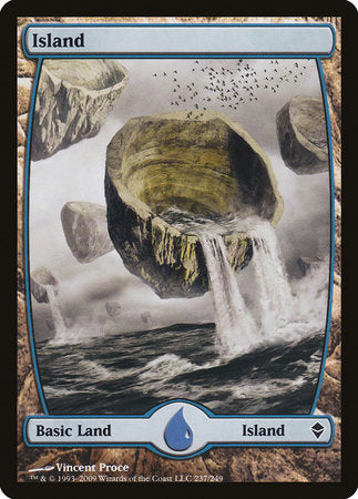 Island (237) - Full Art [Zendikar] | Lots Moore NSW