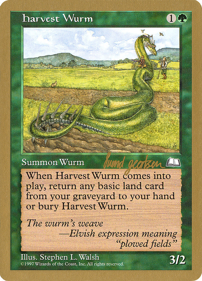 Harvest Wurm (Svend Geertsen) [World Championship Decks 1997] | Lots Moore NSW