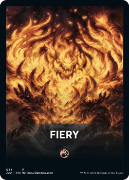 Fiery Theme Card [Jumpstart 2022 Front Cards] | Lots Moore NSW