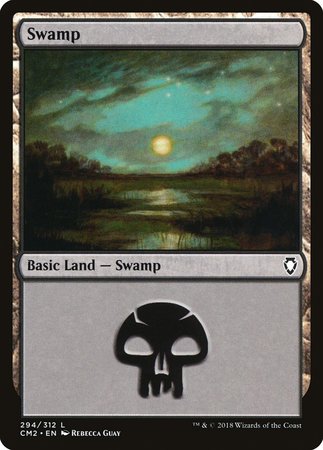 Swamp (294) [Commander Anthology Volume II] | Lots Moore NSW