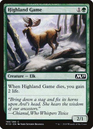 Highland Game [Core Set 2019] | Lots Moore NSW