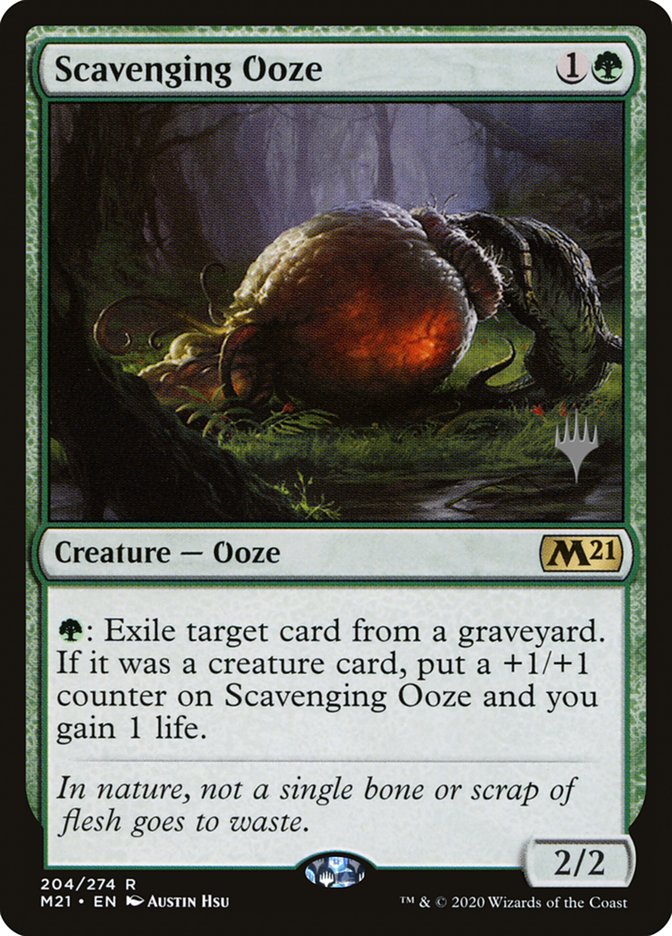 Scavenging Ooze (Promo Pack) [Core Set 2021 Promos] | Lots Moore NSW