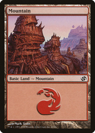 Mountain (62) [Duel Decks: Jace vs. Chandra] | Lots Moore NSW