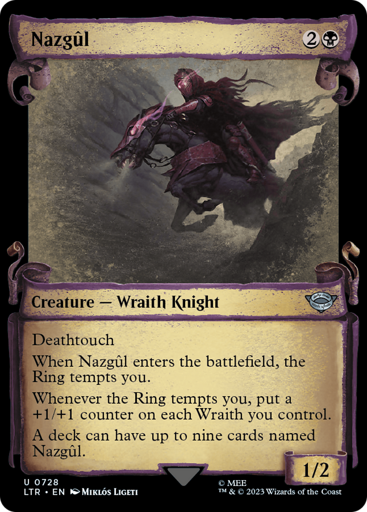 Nazgul (0728) [The Lord of the Rings: Tales of Middle-Earth Showcase Scrolls] | Lots Moore NSW