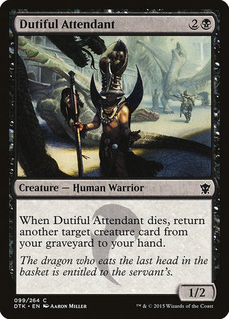 Dutiful Attendant [Dragons of Tarkir] | Lots Moore NSW
