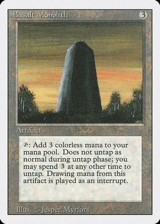 Basalt Monolith [Revised Edition] | Lots Moore NSW