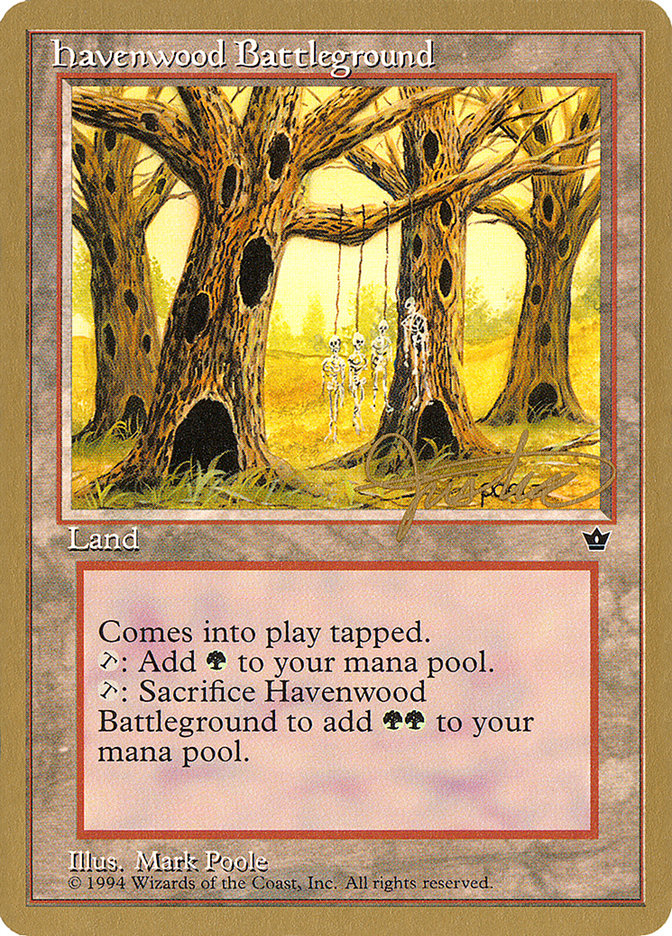 Havenwood Battleground (Mark Justice) [Pro Tour Collector Set] | Lots Moore NSW