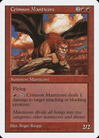Crimson Manticore [Fifth Edition] | Lots Moore NSW