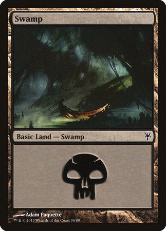 Swamp (36) [Duel Decks: Sorin vs. Tibalt] | Lots Moore NSW