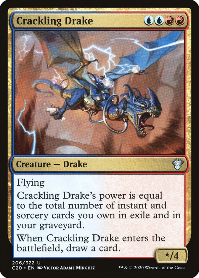 Crackling Drake [Commander 2020] | Lots Moore NSW