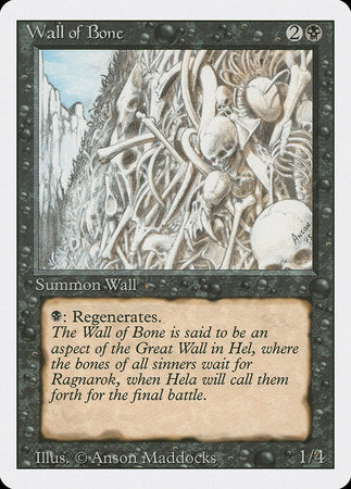 Wall of Bone [Revised Edition] | Lots Moore NSW
