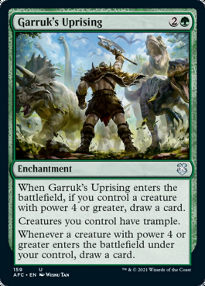 Garruk's Uprising [Dungeons & Dragons: Adventures in the Forgotten Realms Commander] | Lots Moore NSW