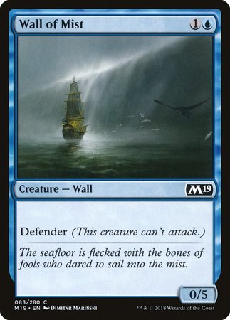 Wall of Mist [Core Set 2019] | Lots Moore NSW