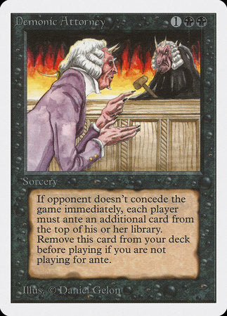 Demonic Attorney [Unlimited Edition] | Lots Moore NSW