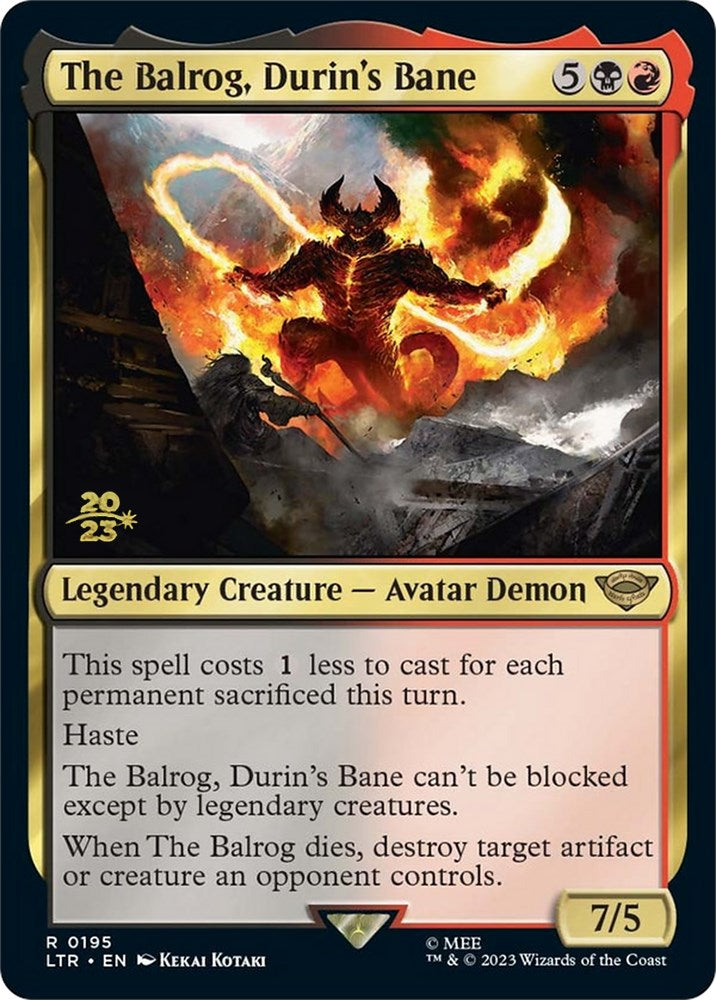 The Balrog, Durin's Bane [The Lord of the Rings: Tales of Middle-Earth Prerelease Promos] | Lots Moore NSW