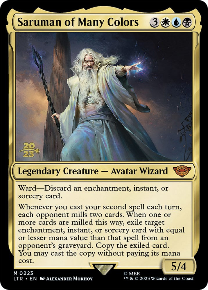 Saruman of Many Colors [The Lord of the Rings: Tales of Middle-Earth Prerelease Promos] | Lots Moore NSW