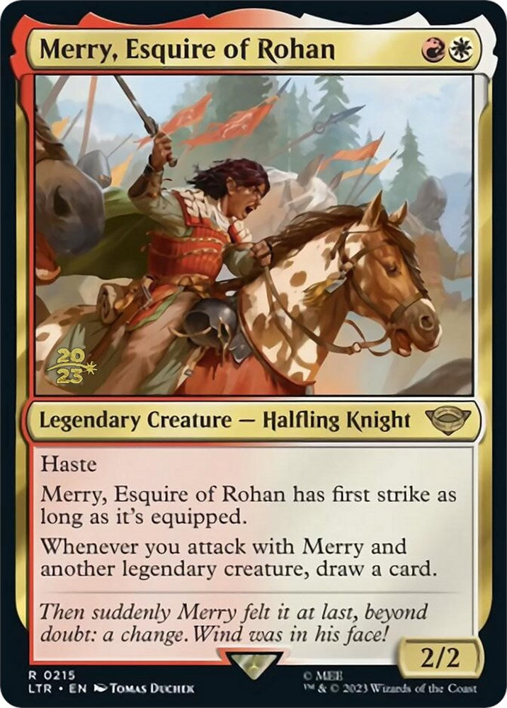 Merry, Esquire of Rohan [The Lord of the Rings: Tales of Middle-Earth Prerelease Promos] | Lots Moore NSW