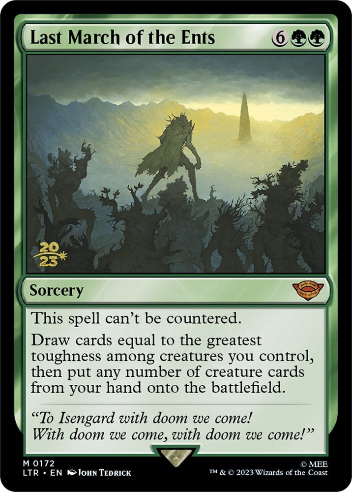 Last March of the Ents [The Lord of the Rings: Tales of Middle-Earth Prerelease Promos] | Lots Moore NSW