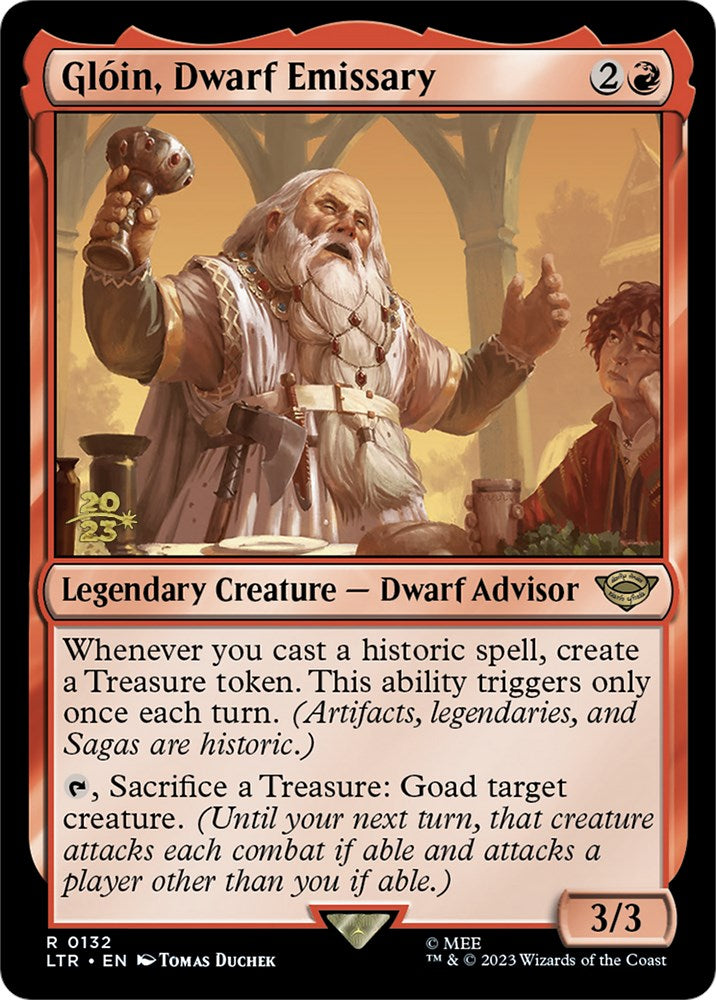 Gloin, Dwarf Emissary [The Lord of the Rings: Tales of Middle-Earth Prerelease Promos] | Lots Moore NSW