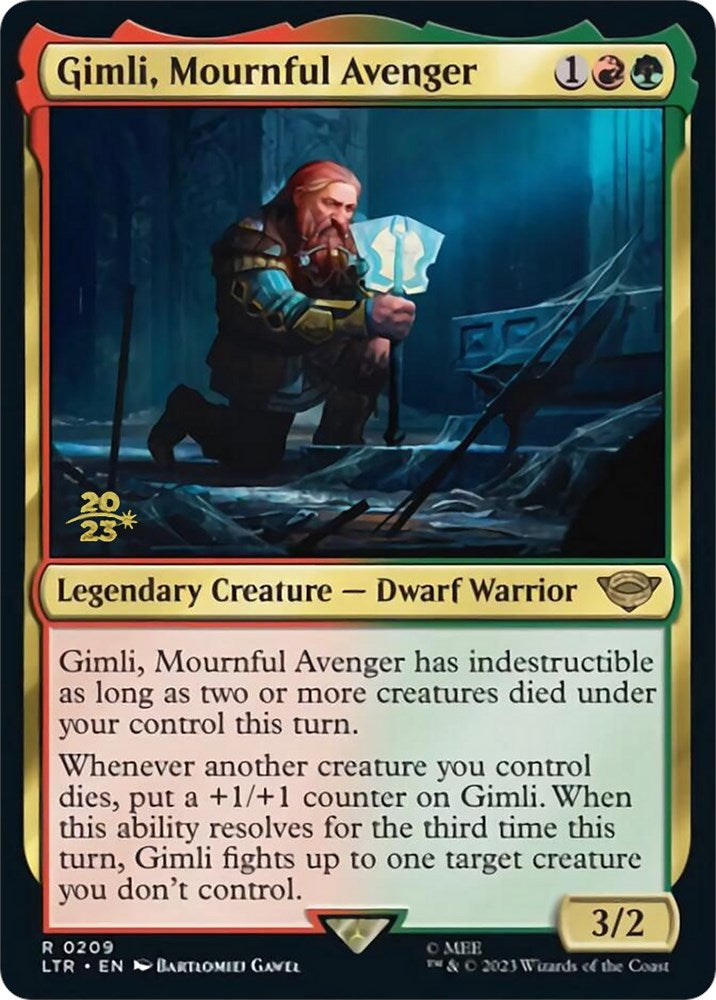 Gimli, Mournful Avenger [The Lord of the Rings: Tales of Middle-Earth Prerelease Promos] | Lots Moore NSW
