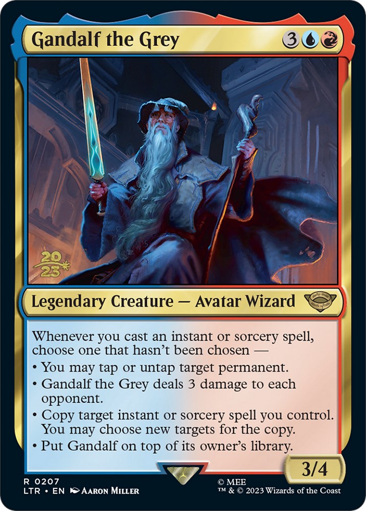 Gandalf the Grey [The Lord of the Rings: Tales of Middle-Earth Prerelease Promos] | Lots Moore NSW