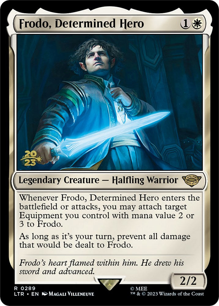 Frodo, Determined Hero [The Lord of the Rings: Tales of Middle-Earth Prerelease Promos] | Lots Moore NSW