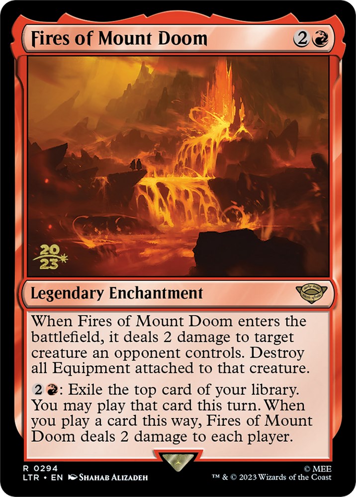 Fires of Mount Doom [The Lord of the Rings: Tales of Middle-Earth Prerelease Promos] | Lots Moore NSW