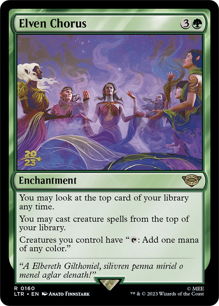 Elven Chorus [The Lord of the Rings: Tales of Middle-Earth Prerelease Promos] | Lots Moore NSW