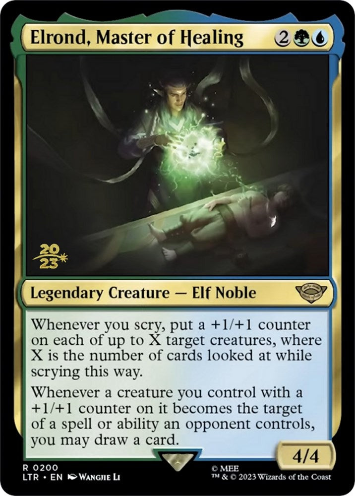 Elrond, Master of Healing [The Lord of the Rings: Tales of Middle-Earth Prerelease Promos] | Lots Moore NSW