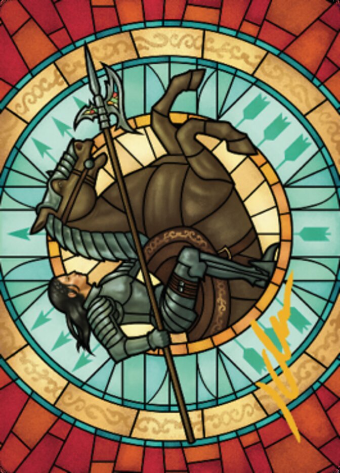 Tori D'Avenant, Fury Rider Art Card (Gold-Stamped Signature) [Dominaria United Art Series] | Lots Moore NSW