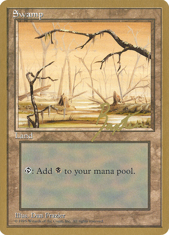 Swamp (gb370) (George Baxter) [Pro Tour Collector Set] | Lots Moore NSW