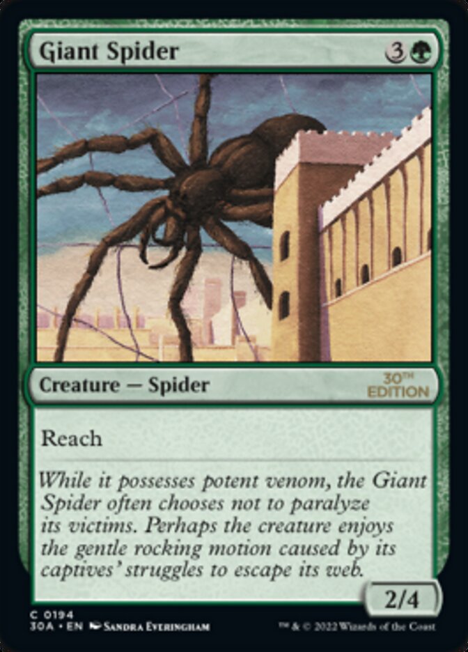 Giant Spider [30th Anniversary Edition] | Lots Moore NSW