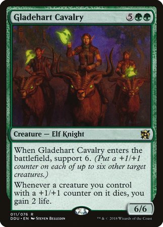 Gladehart Cavalry [Duel Decks: Elves vs. Inventors] | Lots Moore NSW