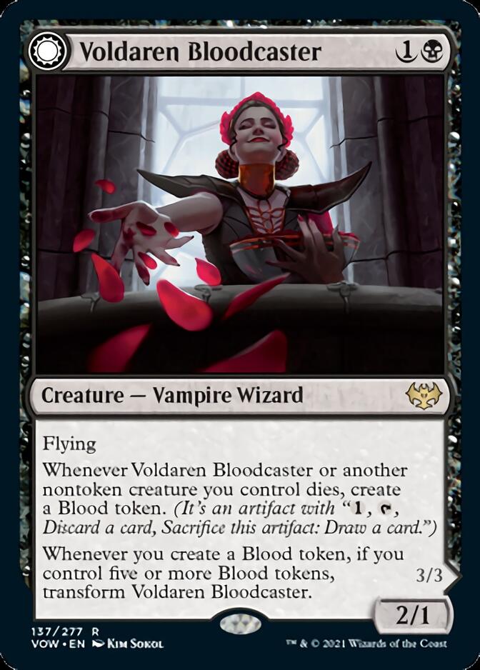 Voldaren Bloodcaster // Bloodbat Summoner [Innistrad: Crimson Vow] | Lots Moore NSW