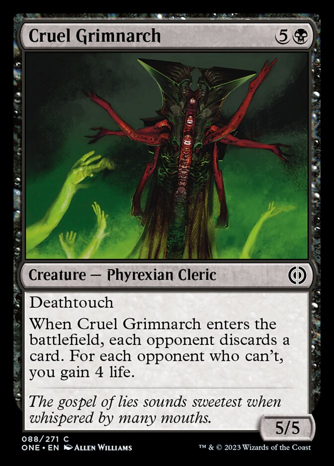 Cruel Grimnarch [Phyrexia: All Will Be One] | Lots Moore NSW