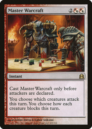 Master Warcraft [Commander 2011] | Lots Moore NSW