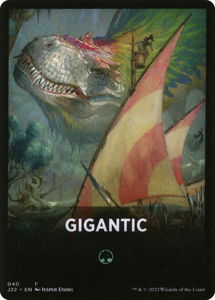 Gigantic Theme Card [Jumpstart 2022 Front Cards] | Lots Moore NSW