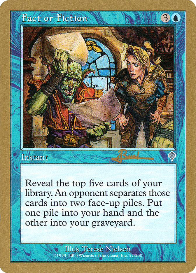 Fact or Fiction (Antoine Ruel) [World Championship Decks 2001] | Lots Moore NSW