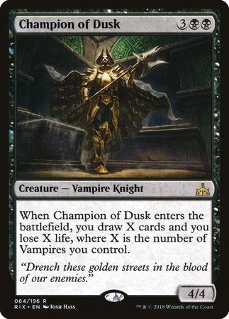 Champion of Dusk [Rivals of Ixalan] | Lots Moore NSW