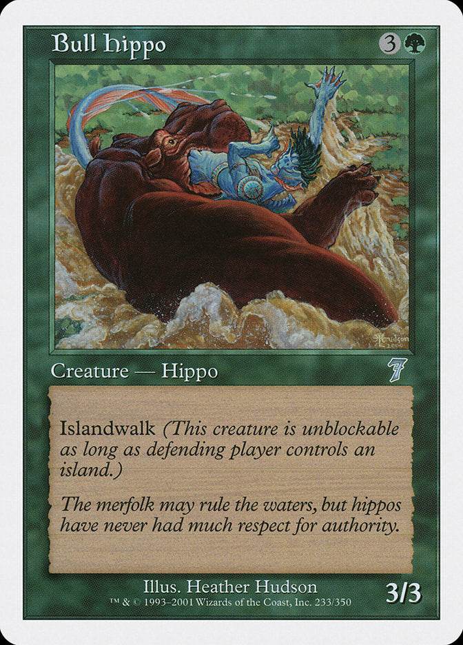 Bull Hippo [Seventh Edition] | Lots Moore NSW