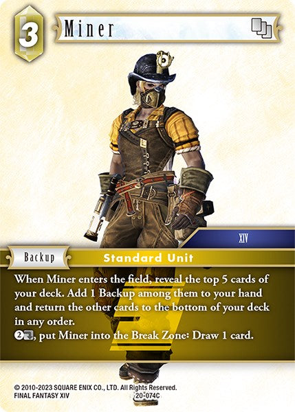 Miner [Dawn of Heroes] | Lots Moore NSW