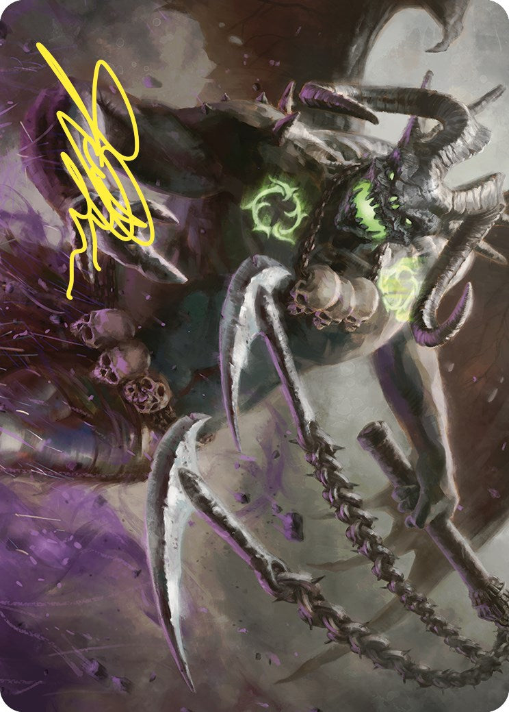 Archfiend of Despair Art Card (Gold-Stamped Signature) [Commander Masters Art Series] | Lots Moore NSW