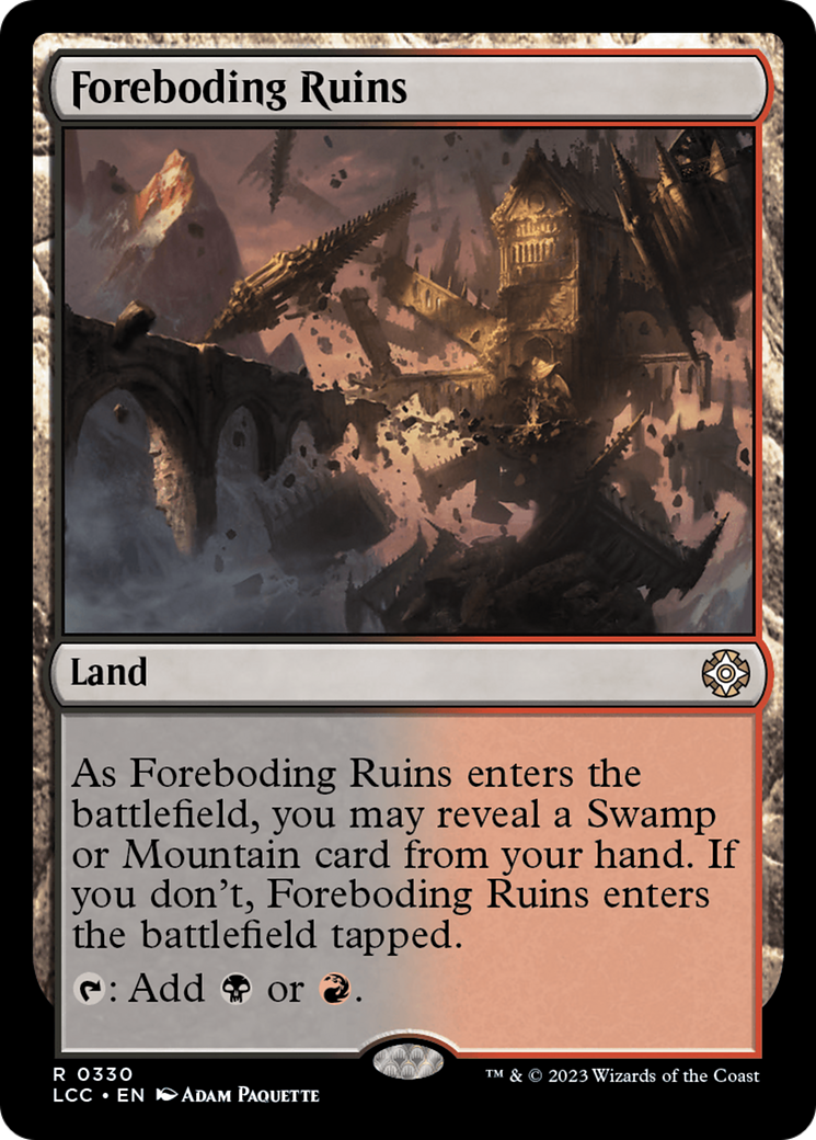 Foreboding Ruins [The Lost Caverns of Ixalan Commander] | Lots Moore NSW